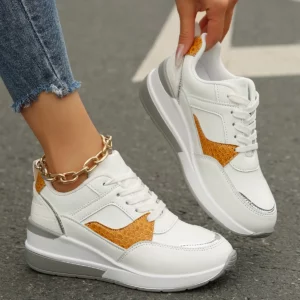 Women Sneakers New Platform Patchwork Casual Sport Designer Shoes Outdoor Comfortable Plus Size Sneakers Women Zapatos De Mujer - Image 3