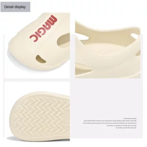 Eva shoes with a sense of stepping on shit summer fashion trendy wearing couples beach shoes thick-soled sandals men/women. - Image 5