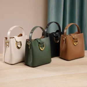 Women Handbag 100% Genuine Leather HandBag Casual Cross Body Real Leather woman Messenger Bag Lady Shoulder Bags Totes handtas - Image 1