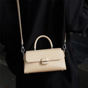 Hifashion Cowhide Genuine Leather Small Tote Handbags For Women 2025 Trend Designer Short Handle Ladies Shoulder Crossbody Bags - Image 3