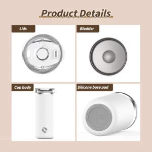 FEIJIAN-Stainless Steel Coffee Thermos Bottle, Thermal Mug, Leakproof, Car Vacuum Flasks, Travel Cup, Portable, 480ml, 600ml - Image 6