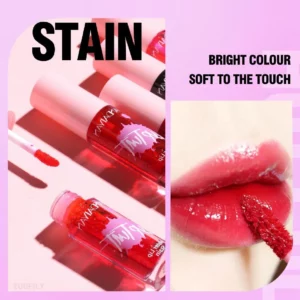 Fruit Juice Lip Tint Non-stick Cup Liquid Lipstick and Blush 2 In1 Waterproof Long Lasting Water Lip Stain Lips&cheek Makeup 1pc - Image 4