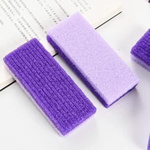1pc Hard Dead Skin Portable PU Scrub Pumice Grinding Stone Foot Pumice Stones Exfoliating Scrubing Remover Foot Care Tool Purple - Image 4