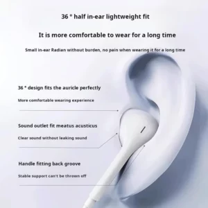 Original Headphones For Apple iPhone 16 15 Pro Max 14 13 12 11 USB-C Lightning 3.5mm Wired Earphones X XR 7 8 Phone Accessories - Image 5