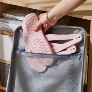 Traveling Portable Slippers Women's Flat Low (1cm-3cm) with Detachable Slippers Traveling Non-skid Bathroom Shoes Women EVA - Image 6