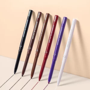 Waterproof Eyeliner Pen Smooth Matte Black Brown Gel Eye Liner Pen Quick-drying Long Lasting Pencil Not Blooming Eye Makeup - Image 5