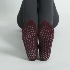 Yoga Socks Women Cotton Dot Silicone Non-slip Grip Pilates No-Show Socks - Image 4