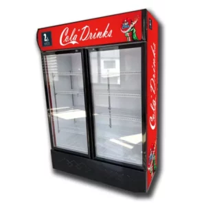 for 300L Glass Door Supermarket Refrigerator Beverage Cabinet Commercial Freezer Display Upright Chiller - Image 6