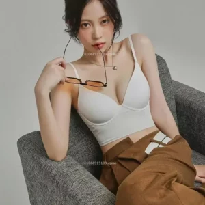 One Size Fits All Invisible Bra with Bare Open Back Sexy Women Intimate Underwear Small Chest Pudh Up Gathered Seamles Backless - Image 2