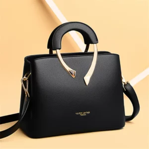GENUINE VANDERWAH High Quality Leather Casual Tote Luxury Handbags Women Bags Designer Shoulder Crossbody Bags for Women 2021 - Image 3