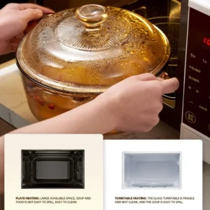 20L Micro -crystal Panel Microwave Oven,household Multi -function Fully Automatic Microwave Oven - Image 3