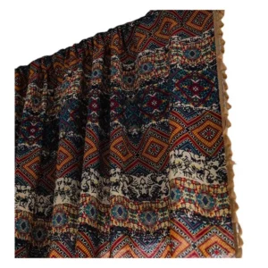 Convenient Window Drape Tassel Trim Window Drapery Wrinkle-resistant Boho Farmhouse Window Curtain Home Decoration - Image 5