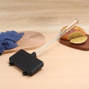 Sandwich Pan Long Handle Aluminum Alloy Double Pie Cooker Portable Campfire Sandwich Maker Mountain Pie Maker Camping Cookware - Image 4