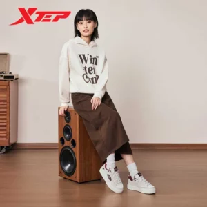 Xtep Low Skateboarding Shoes for Women 2025 Spring Thick Sole Heightening Breathable Light luxury Retro Sneakers 875118310017 - Image 6