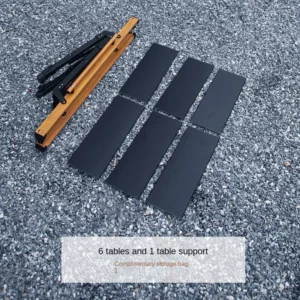Multifunctional Elevating IGT Table Module Outdoor Gear Folding Table Picnic Camping Mobile Kitchen Barbecue Table End Table - Image 4
