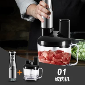 Immersion Blender, Electric Hand Blender 1000 Watt, Handheld Kitchen Gadget Blender Stick for Soup, Smoothie, Puree, Baby Food - Image 3