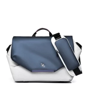 Premium Solid Men's Crossbody 14 inch Laptop Bag Large Capacity Multifunctional Waterproof Casual Breifcase Messenger Bag - Image 4