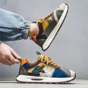 SYTK Fashion Designer Men Shoes Dissolve Thick Shoes Casual Sneakers Men Platform Trend Chunky Sneakers Walking Shoes - Image 3