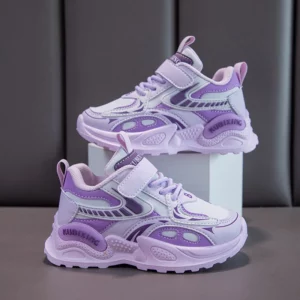 Fashion Girls Shoes Children Trainers 2024 New Luxury Cute Platform Kids Shoes Fashion Leather School Chunky Sneaker for Girls - Image 6