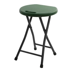 Folding Stool Household Plastic Round Bench Outdoor Portable Barstool Simple Dining Stools Student Dormitory Chair Spare Chairs - Image 5