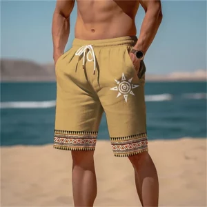 Men's 3D Printed Beach Shorts Men's Summer Classic Pattern Vintage Short Pants Trendy Casual Street Shorts For Men Kids Clothes - Image 6