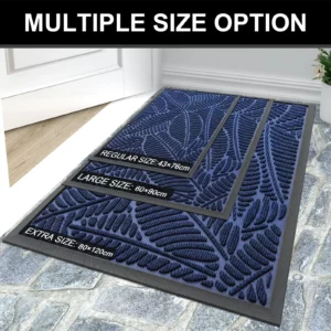 Olanly Door Mats Indoor Outdoor Dirt Trapper Non-Slips Entrance Mat Washable Mats For Entryway Front Door Garden Door Mats Rugs - Image 6
