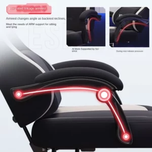 Olevo Wooden Gaming Chair Couch Computer Chair Comfortable Sedentary Reclining Office Chair Fotel Gamingowy Chaise De Bureaux - Image 2