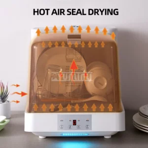 Portable Dishwashers Countertop Dish Washing Machine Kitchen Household Intelligen Visual Dishwasher Mini Lavadora - Image 4