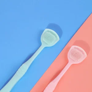 Silicone Tongue Scraper Professional Tongue Cleaner For Men Reusable Double Side Tongue Cleaning Brush Oral Hygiene Supplies - Image 3