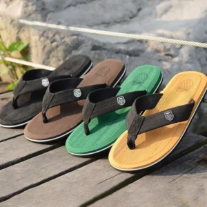 Casual Flip Flops For Men Slippers Beach Sandals Summer Non-Slip Flat Slides Men Slippers Indoor House Shoes Man Male Slipper - Image 6