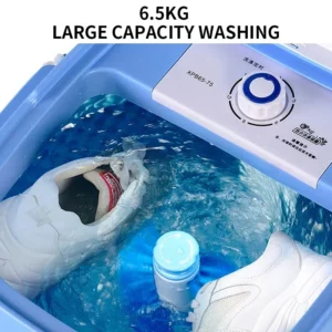 Shoe Washing Machine Household Portable Removable Shoe Washing Machine Socks Washing Machine Integrated Blue Light Antibacterial - Image 5