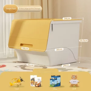 Multi-storey Home Storage Cabinet Drawer Plastic Children's Wardrobe Locker Baby Toys Cupboard Thick Organizer storage cabinet - Image 6