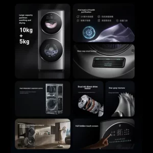 SGF home partition washing and drying machine double drum washing machine automatic - Image 2