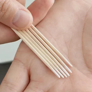 100Pcs Nails Wood Swab Clean Sticks Bud Tip Wooden Cotton Head Manicure Detail Corrector Nail Polish Remover Art Tool - Image 3
