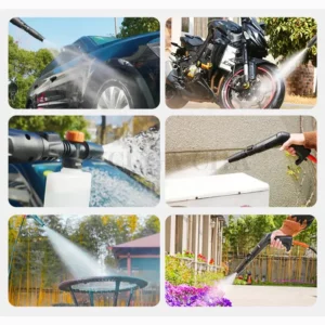1000W 220V Household High Pressure Car Washing Machine Fast Water Outlet Automatic Induction Water High Pressure Cleaning Tool - Image 5