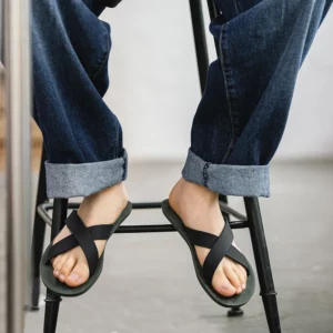 Maden Men Summer Beach Sandals Casual Outdoor Rubber Sandals Slippers Male Crossover Slippers - Image 2