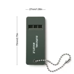 3-Frequency Whistle High Decibel Survival Whistle Outdoor Hiking Camping Whistle 3 Holes Hunting Whistle Emergency Survival Tool - Image 6
