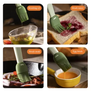 Silicone BBQ Oil Brush Basting Brush DIY Cake Bread Butter Baking Brushes Kitchen Cooking Barbecue Accessories BBQ Tools - Image 4