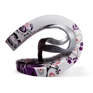 New Women Summer Bohemia Beach Sandals Flat Flip Flops Ladies Fashion Slippers Indoor Shoes Silver Floral Slides - Image 6