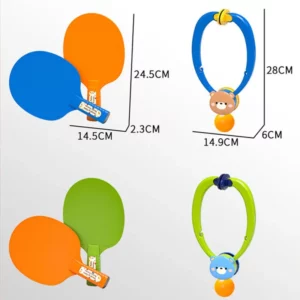 Hanging Table Tennis Trainer With Racket Mini Badminton Tennis Ball Parent-child Interactive Game Indoor Outdoor Kids Sports Toy - Image 6