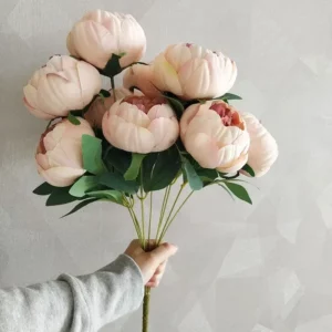 Simulation 10 Core-spun Peony Bouquets for Home Living Room Dining Table Wedding Decoration Fake Artificial Flowers High Quality - Image 4