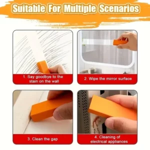 "Efficient Limescale Eraser, Stainless Steel Rust Remover for Kitchen Faucets, Cleaning Rubber for Household Scale Stain Tool" - Image 4