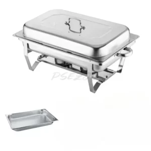 Silver Stainless Steel Buffet Stove Alcohol Heating Hotel Restaurant Banquet Insulated Hot Pot Multi-purpose Serving Plate - Image 4