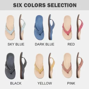 Summer Orthopedic Sandals Women Slippers Home Shoes Casual Female Slides Flip Flop For Chausson Femme Plus Size Flat Outdoor - Image 2