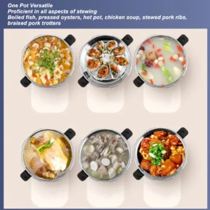 1.8 Liter Pressure Cooker Scratch Resistance Stainless Steel Mini Pressure Cooker High Hardness for Boiled Fish for Gas Stove - Image 6