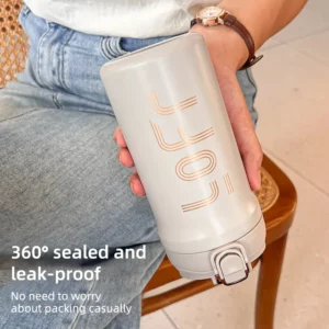 600ML Thermos Water Bottles Coffee Cup 316 Stainless Steel Vacuum Insulated Cup Portable Ice American Coffee Mug Drinking Kettle - Image 6