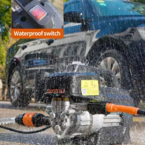 1000W 220V Household High Pressure Car Washing Machine Fast Water Outlet Automatic Induction Water High Pressure Cleaning Tool - Image 2