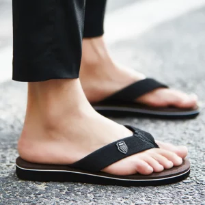 Casual Flip Flops For Men Slippers Beach Sandals Summer Non-Slip Flat Slides Men Slippers Indoor House Shoes Man Male Slipper - Image 5