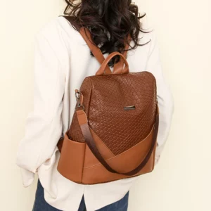 Anti Theft Women Backpacks Designer Leather Vintage Packbags Female Travel Back Pack School Bags For Teenage Girls Shoulder Bag - Image 5