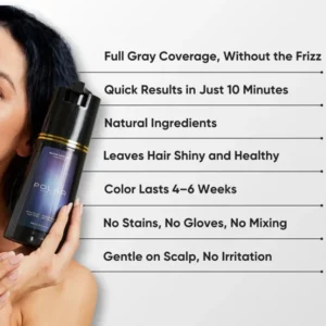 New 200ml Black Hair Color Dye Hair Shampoo Cream Organic Permanent Covers White Gray Shiny Natural Ginger Essence For Women Men - Image 4